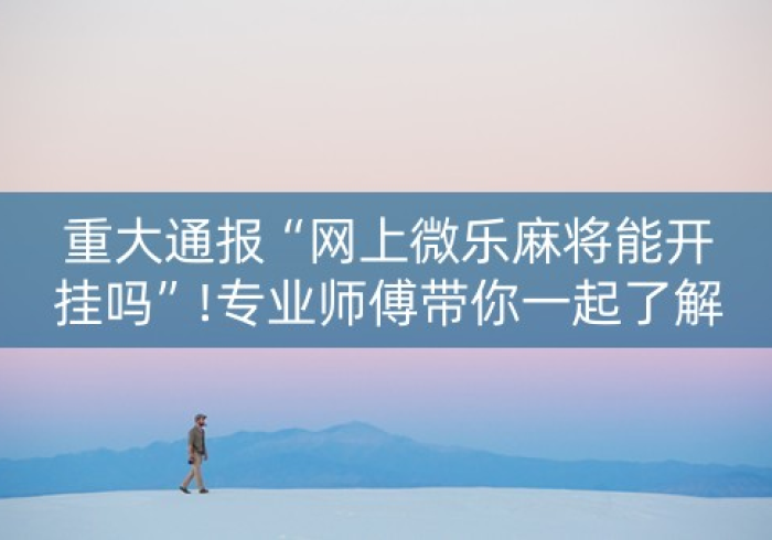 科技媒体实测“乐乐大连麻将可以作弊吗？”附开挂脚本