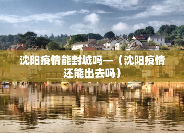 沈阳疫情能封城吗—（沈阳疫情还能出去吗）