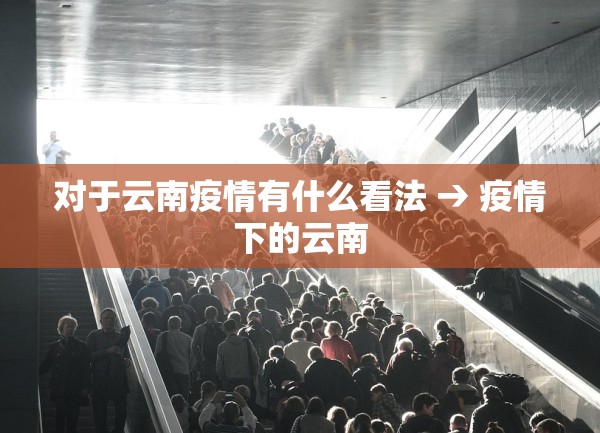 对于云南疫情有什么看法 → 疫情下的云南